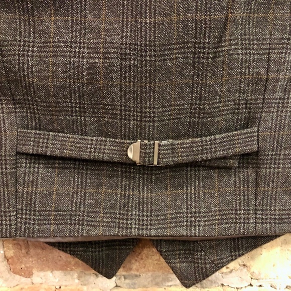 BANANA REPUBLIC Heritage Collection Wool Plaid Vest New No Tags 38R - Picture 7 of 15
